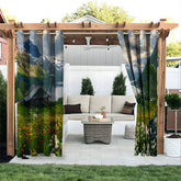 Lofaris Natural Scenery Waterproof Printed Outdoor Curtains